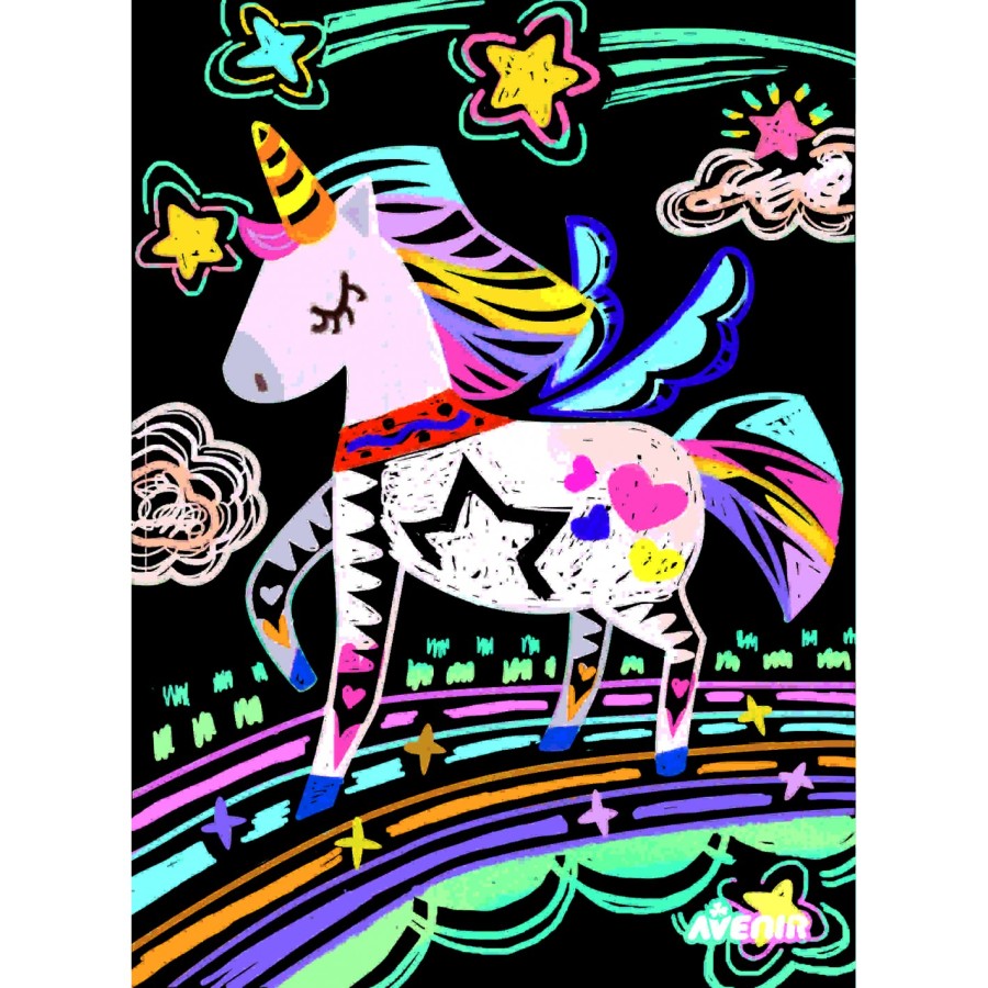 Avenir Βιβλίο Ζωγραφικής Scratch 4 Magic Unicorns