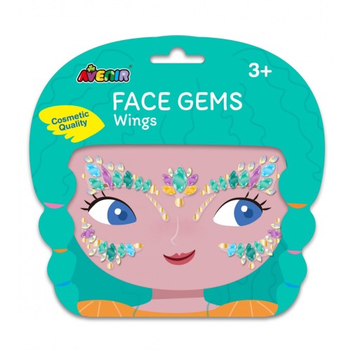 Avenir Αυτοκόλλητα Κοσμήματα Προσώπου Face Gems Wings