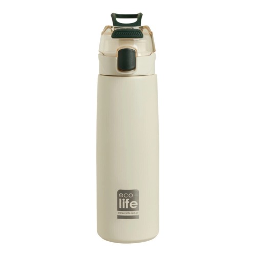 Ecolife Ανοξείδωτο Μπουκάλι Θερμός White 550ml