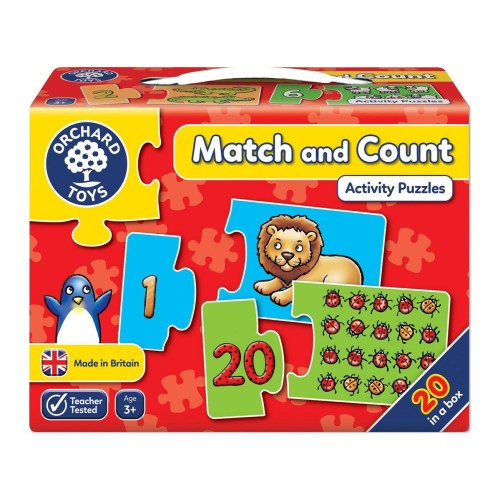 Orchard Toys Εκπαιδευτικό Παζλ Match & Count Jigsaw Puzzle 3+ Ετών