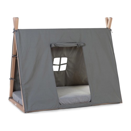 Childhome Κάλυμμα Grey Για TIPI Natural Πλαίσιο Kρεβατιού 70x140εκ.