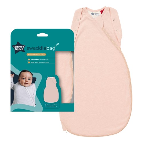 Grobag Swaddle Bag Υπνόσακος Χειμωνιάτικος 2.5 tog (θερμοκρασίες 16-20°C) 3-6 Μηνών Blush