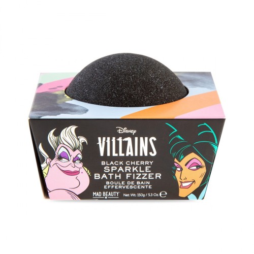 Mad Beauty Pop Villains Bath Fizzer Sparkle Μαύρο Κεράσι 150g