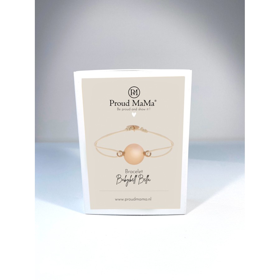 Proud Mama Βραχιόλι Εγκυμοσύνης Bella Rose Gold