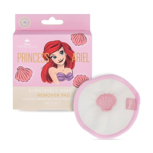 Mad Beauty Παιδικά Pads Καθαρισμού Pure Princess Ariel 3τμχ.