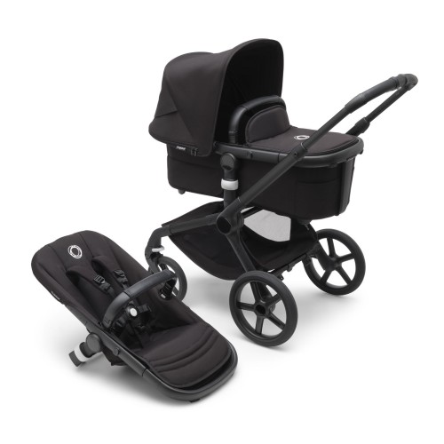 Bugaboo Παιδικό Καρότσι Fox 5 Complete Black Midnight/Black Midnight Black