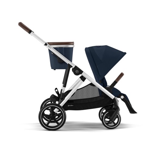 Cybex Βρεφικό Καρότσι Gazelle S SLV Ocean Blue (Silver Frame)