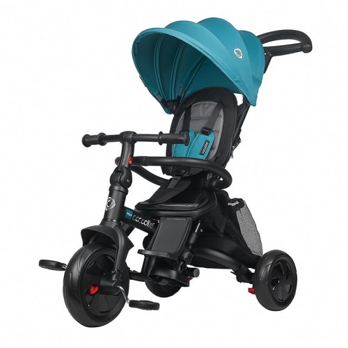 Coccolle Smart Baby Περιστρεφόμενο Τρίκυκλο Ποδήλατο Alegra Turquoise Tide