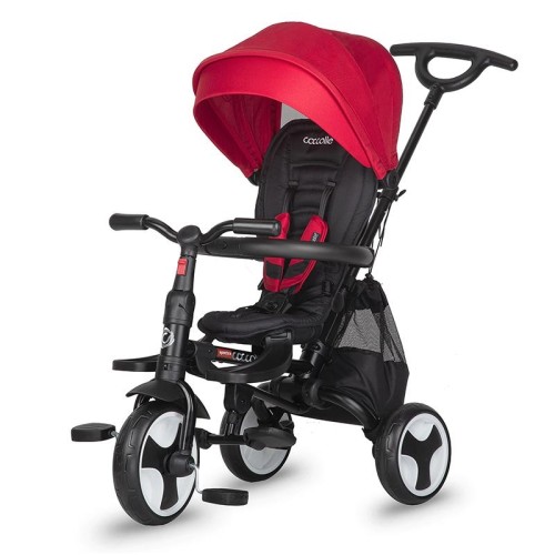 Coccolle Smart Baby Αναδιπλούμενο Τρίκυκλο Ποδήλατο Spectra Plus Chili Pepper