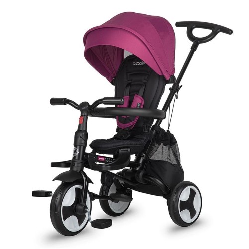 Coccolle Smart Baby Αναδιπλούμενο Τρίκυκλο Ποδήλατο Spectra Plus Magenta