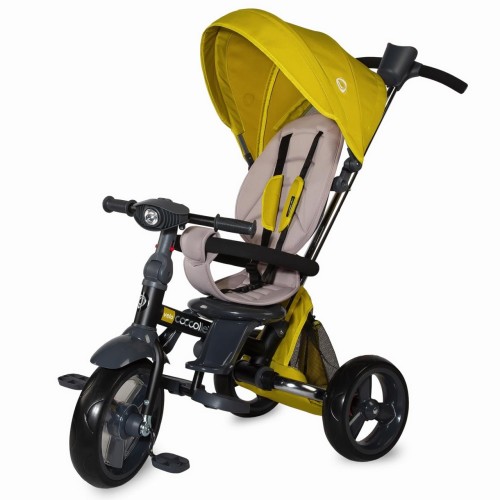 Coccolle Smart Baby Αναδιπλούμενο Τρίκυκλο Ποδήλατο Velo Mustard