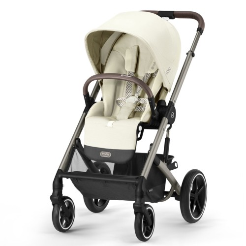 Cybex Βρεφικό Καρότσι Balios S Lux New Seashell Beige (Taupe Frame)