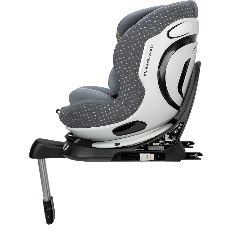 Storchenmühle Παιδικό Κάθισμα Αυτοκινήτου Niki Start i-Size Asphalt Grey 40-105εκ. 