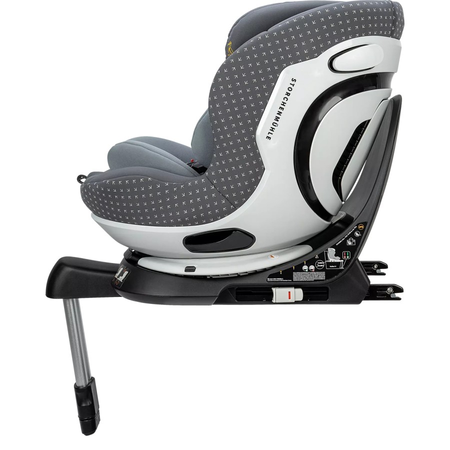 Storchenmühle Παιδικό Κάθισμα Αυτοκινήτου Niki Start i-Size Asphalt Grey 40-105εκ. 
