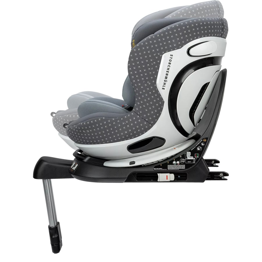 Storchenmühle Παιδικό Κάθισμα Αυτοκινήτου Niki Start i-Size Asphalt Grey 40-105εκ. 