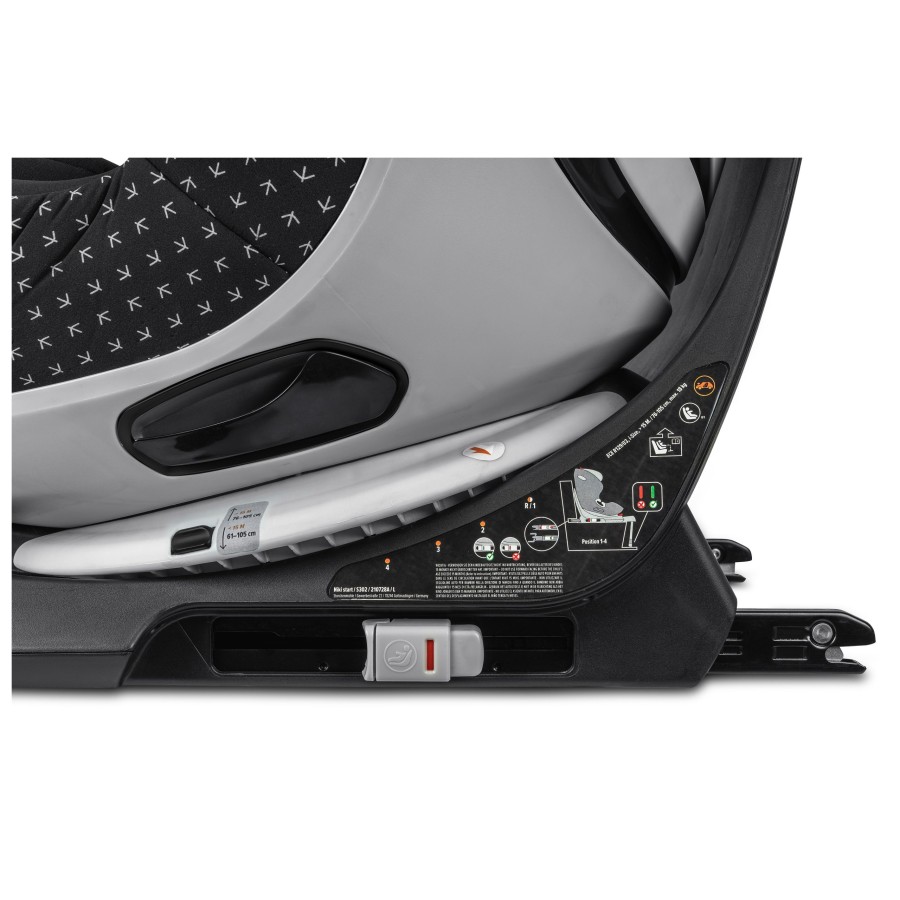 Storchenmühle Παιδικό Κάθισμα Αυτοκινήτου Niki Start M i-Size Onyx Black 61-105εκ.