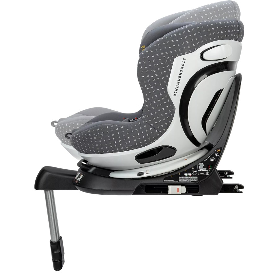 Storchenmühle Παιδικό Κάθισμα Αυτοκινήτου Niki Start M i-Size Asphalt Grey 61-105 εκ.