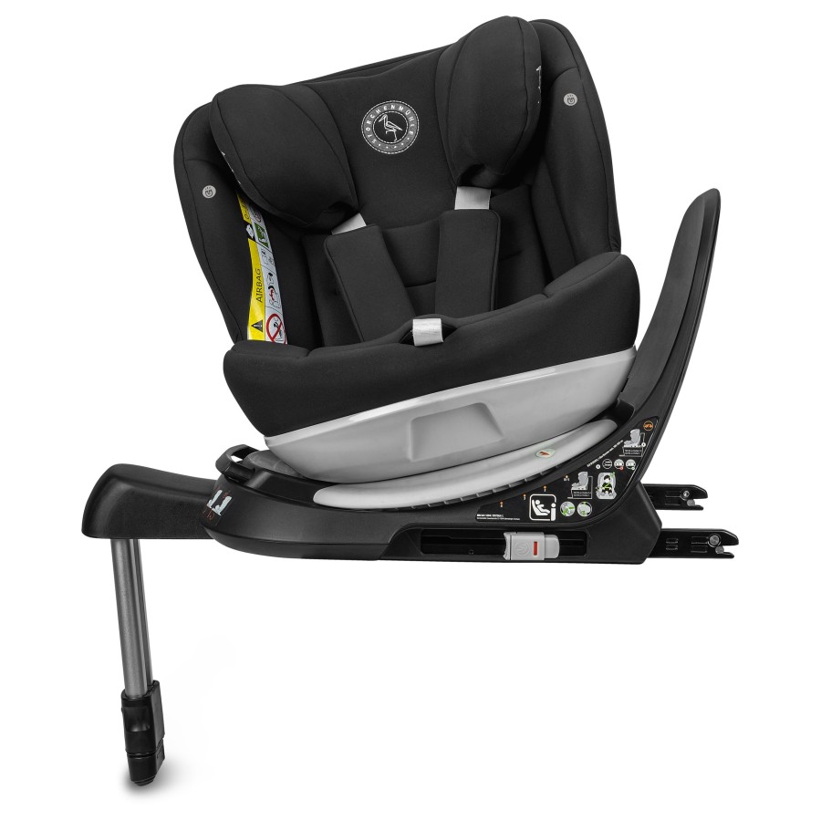Storchenmühle Παιδικό Κάθισμα Αυτοκινήτου Niki Kid I-Size Onyx Black 76-150εκ.,Περιστροφή 360°