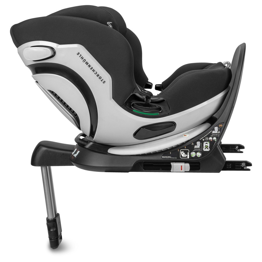 Storchenmühle Παιδικό Κάθισμα Αυτοκινήτου Niki Kid I-Size Onyx Black 76-150εκ.,Περιστροφή 360°