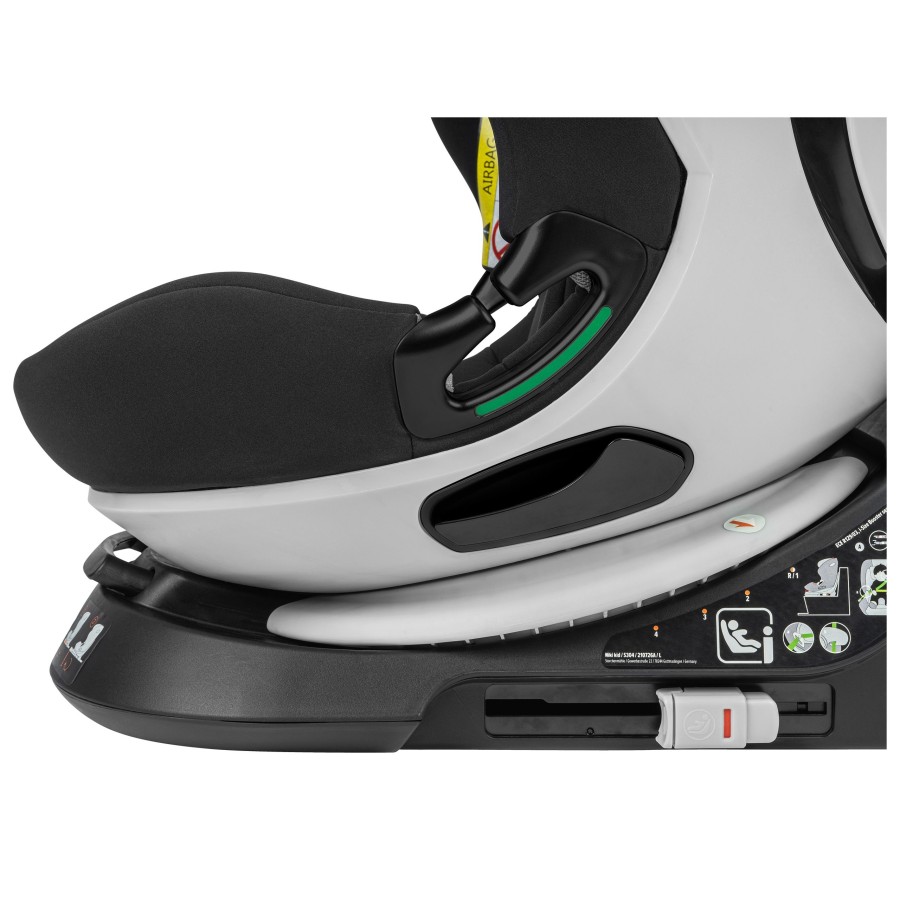 Storchenmühle Παιδικό Κάθισμα Αυτοκινήτου Niki Kid I-Size Onyx Black 76-150εκ.,Περιστροφή 360°