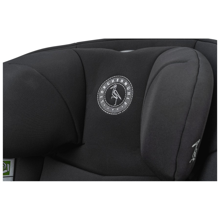 Storchenmühle Παιδικό Κάθισμα Αυτοκινήτου Niki Kid I-Size Onyx Black 76-150εκ.,Περιστροφή 360°