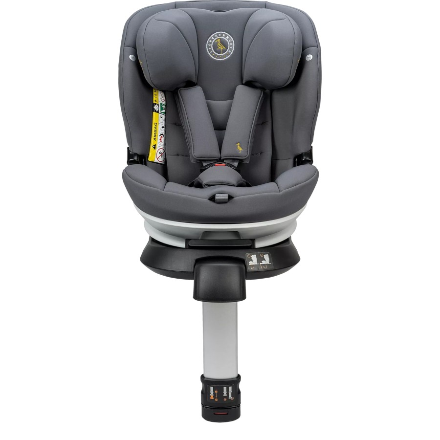 Storchenmühle Παιδικό Κάθισμα Αυτοκινήτου Niki Kid I-Size Asphalt Grey 76-150εκ., Περιστροφή 360°