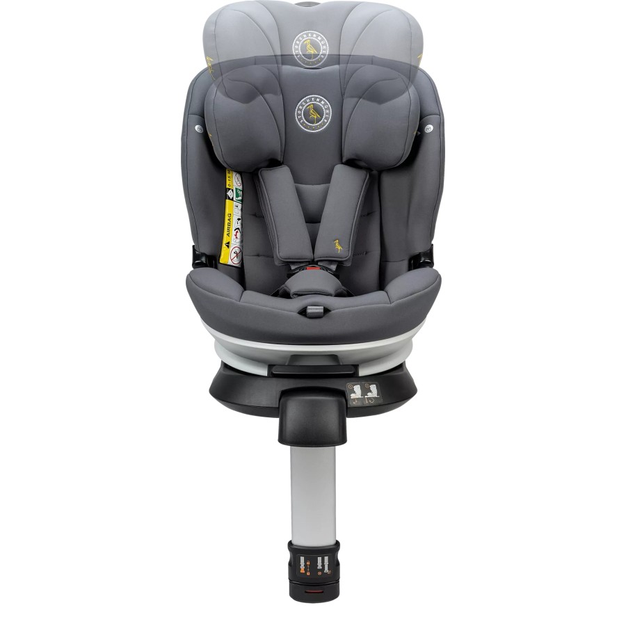Storchenmühle Παιδικό Κάθισμα Αυτοκινήτου Niki Kid I-Size Asphalt Grey 76-150εκ., Περιστροφή 360°