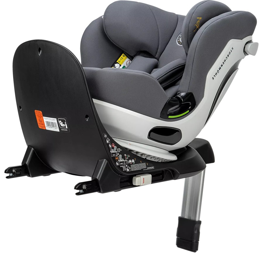 Storchenmühle Παιδικό Κάθισμα Αυτοκινήτου Niki Kid I-Size Asphalt Grey 76-150εκ., Περιστροφή 360°