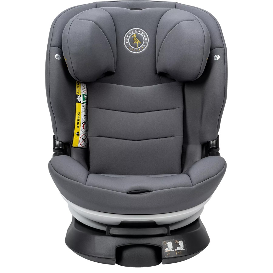 Storchenmühle Παιδικό Κάθισμα Αυτοκινήτου Niki Kid I-Size Asphalt Grey 76-150εκ., Περιστροφή 360°