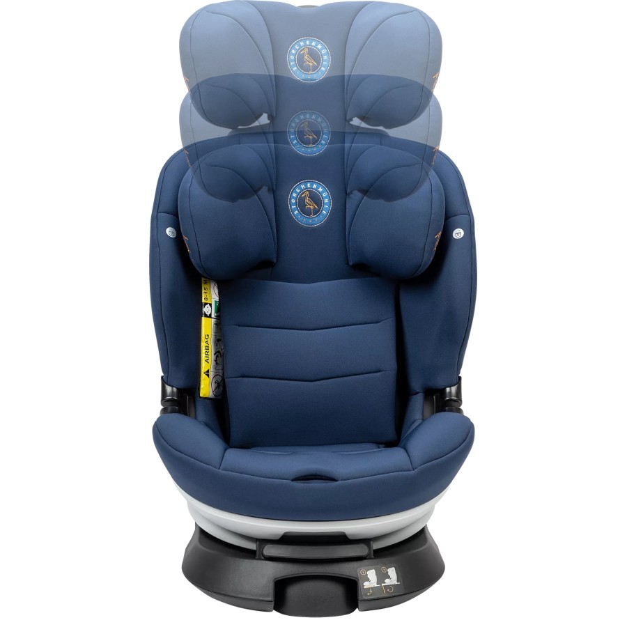 Storchenmühle Παιδικό Κάθισμα Αυτοκινήτου Niki Kid I-Size Iris Blue 76-150εκ.,Περιστροφή 360°
