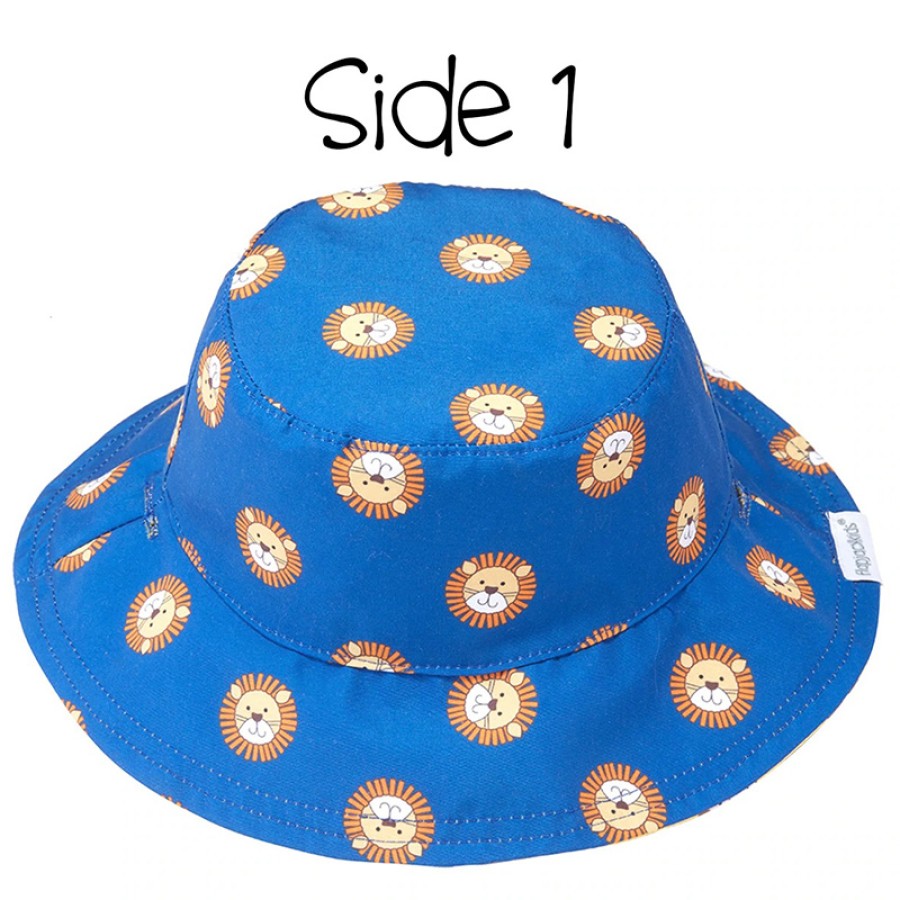 FlapJackKids Καπέλο Διπλής Όψης UPF 50+ -Lion/Monkey (FJKPH518), 6-24m