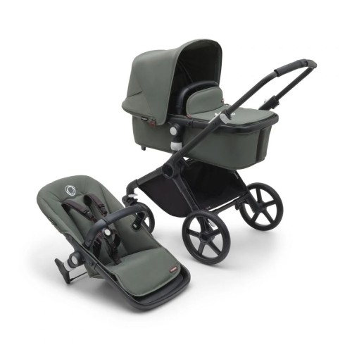 Bugaboo Παιδικό Καρότσι Fox Cub Complete Black Forest Green/Forest Green