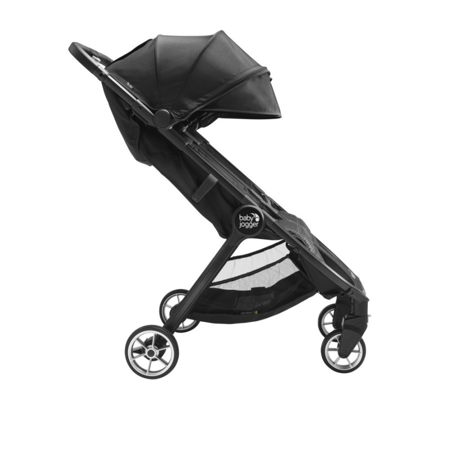 Baby Jogger Ultra Compact Καρότσι διδύμων City Tour2 Pitch Black