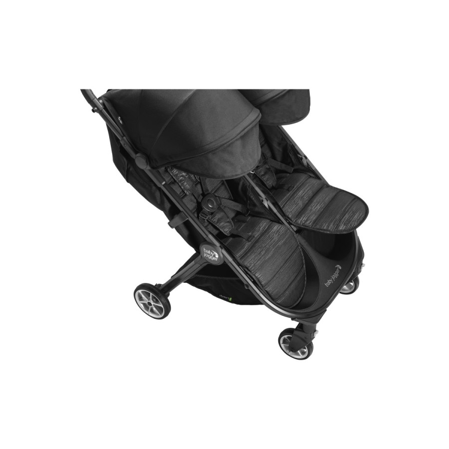 Baby Jogger Ultra Compact Καρότσι διδύμων City Tour2 Pitch Black