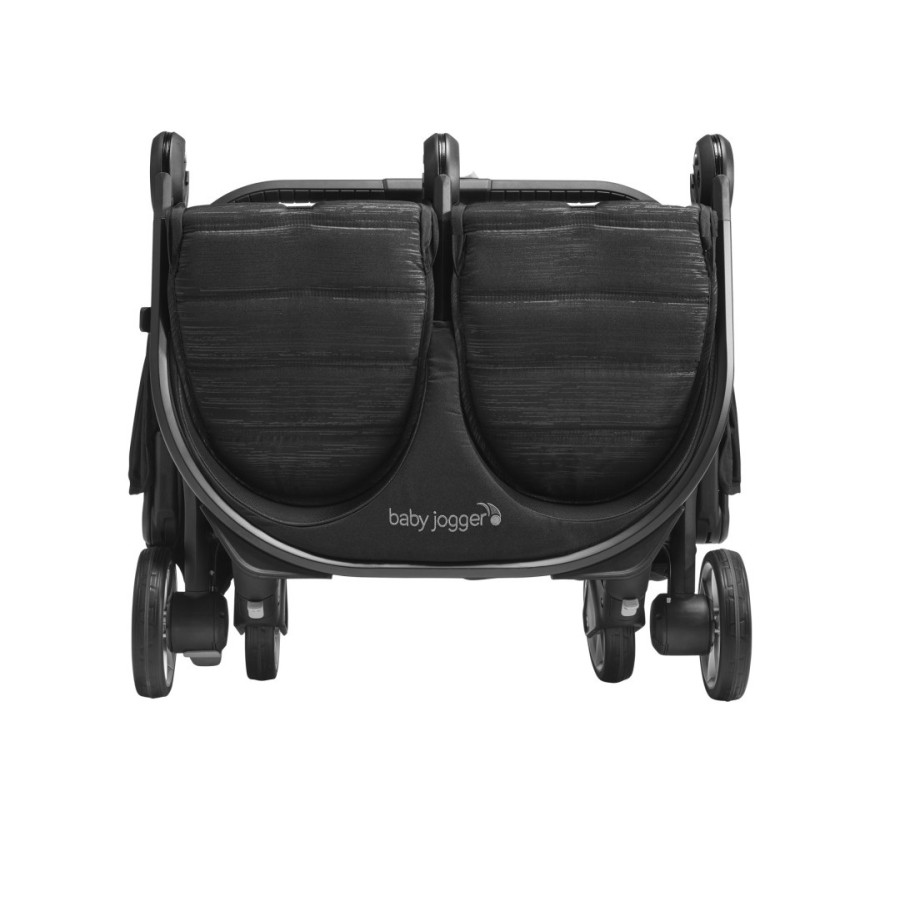Baby Jogger Ultra Compact Καρότσι διδύμων City Tour2 Pitch Black