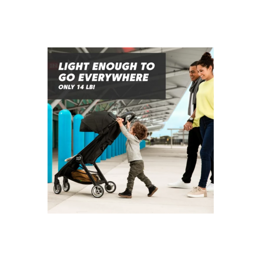 Baby Jogger Καρότσι City Tour 2 Pitch Black 2081849 και Δώρο η μπάρα