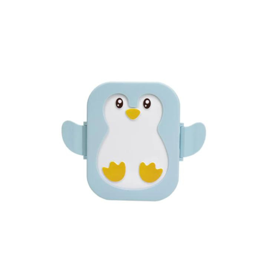 Yuko.B Παιδικό Δοχείο Φαγητού - Snack Box Penguin Blue