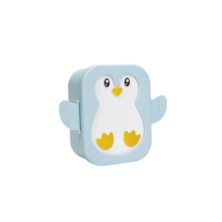 Yuko.B Παιδικό Δοχείο Φαγητού - Snack Box Penguin Blue
