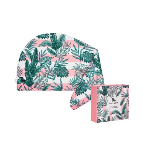 Dock & Bay Πετσέτα Μαλλιών Hair Wrap QuickDry "Banana Leaf Bliss" 63x26cm