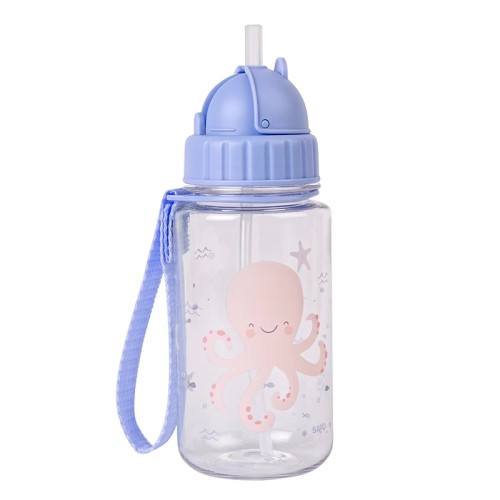 Saro Παιδικό Παγούρι Tritan Sea Friends 450ml Μωβ