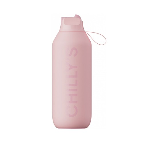 Chilly's Ανοξείδωτο Μπουκάλι Θερμός Series 2 Flip Blush Pink 500ml