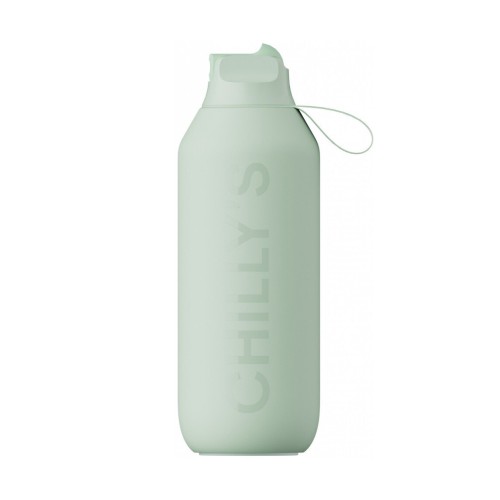 Chilly's Ανοξείδωτο Μπουκάλι Θερμός Series 2 Flip Lichen Green 500ml