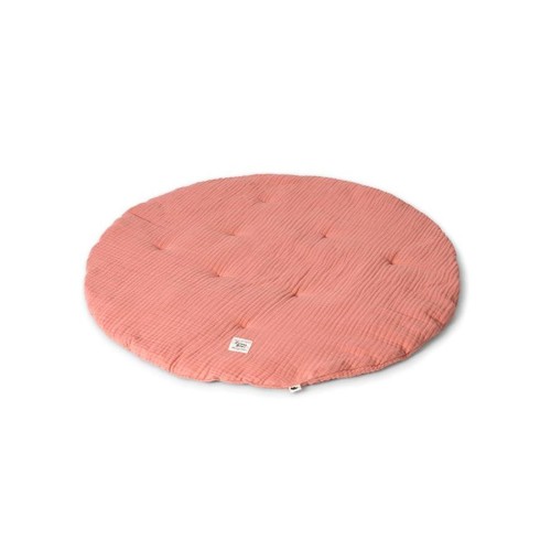 Funna Baby Χαλάκι Playmat Μουσελίνα Coral Pink 110x110εκ.