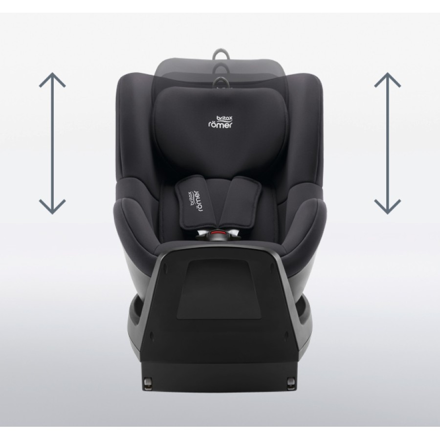 Britax Romer Παιδικό Κάθισμα Αυτοκινήτου Dualfix M Plus I-Size, περιστροφή 360 μοιρών , midnight blye 61-105cm, ΔΩΡΟ ΠΡΟΣΤΑΤΕΥΤΙΚΟ ΠΛΑΤΗΣ ΜΕ ΘΗΚΕΣ 