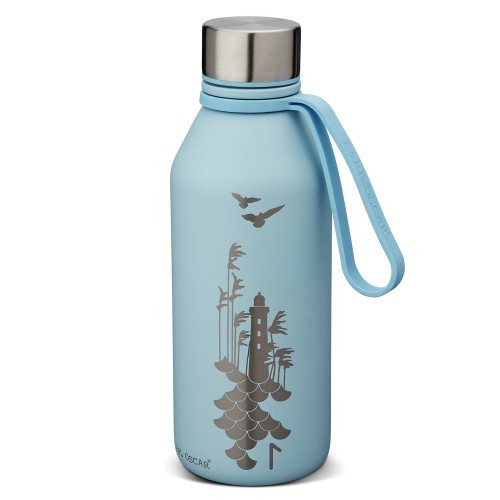 Carl Oscar Ανοξείδωτο Παγούρι-Θερμός TEMPflask Flow Blue 500ml