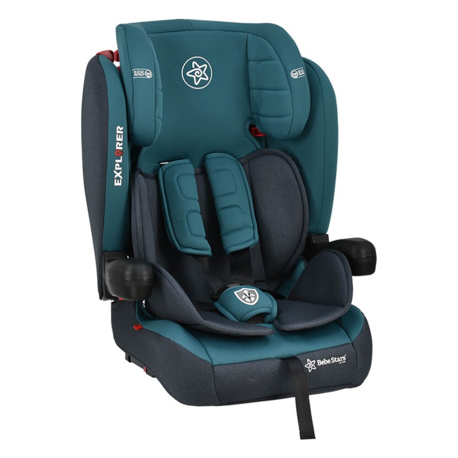 Bebe Stars Παιδικό Κάθισμα Αυτοκινήτου Explorer Isofix Petrol 9-36kg, 930-184
