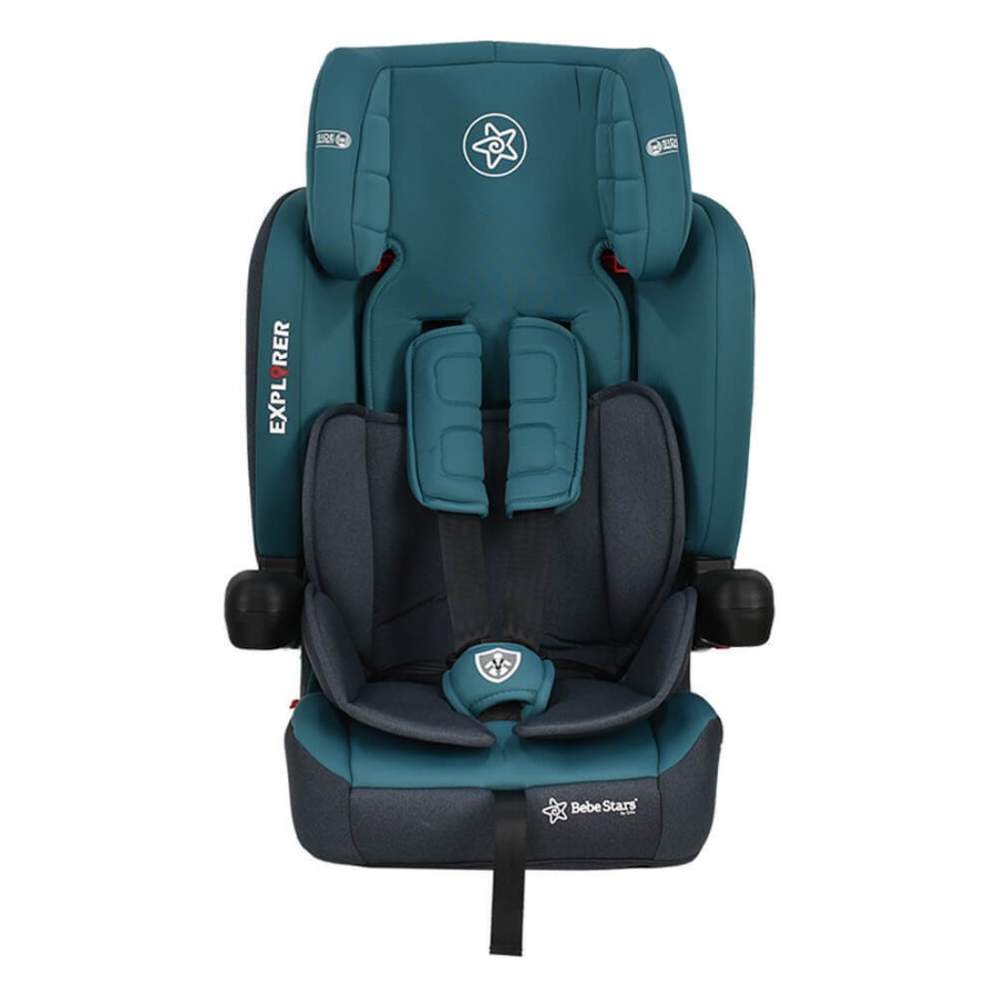 Bebe Stars Παιδικό Κάθισμα Αυτοκινήτου Explorer Isofix Petrol 9-36kg, 930-184