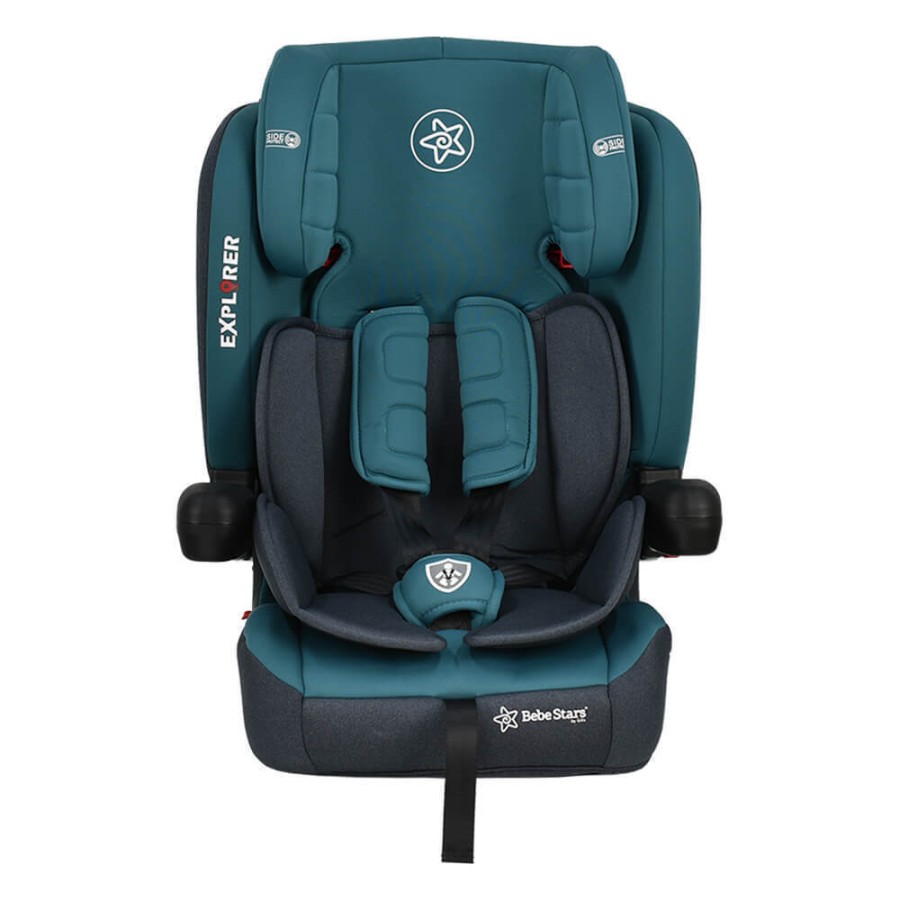 Bebe Stars Παιδικό Κάθισμα Αυτοκινήτου Explorer Isofix Petrol 9-36kg, 930-184