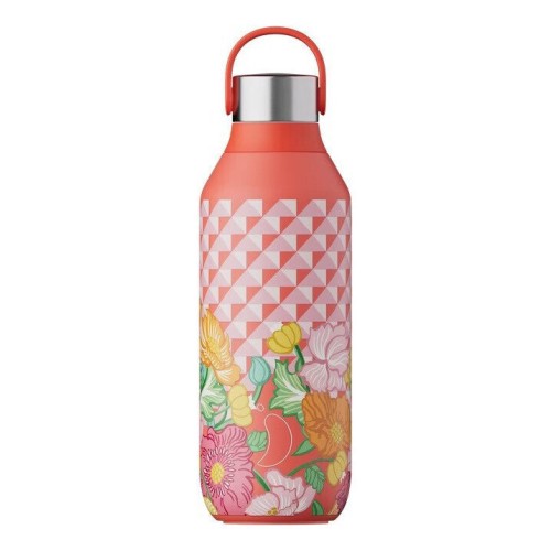 Chilly's Series 2 Ανοξείδωτο Μπουκάλι Θερμός Liberty Poppy Trelis 500ml