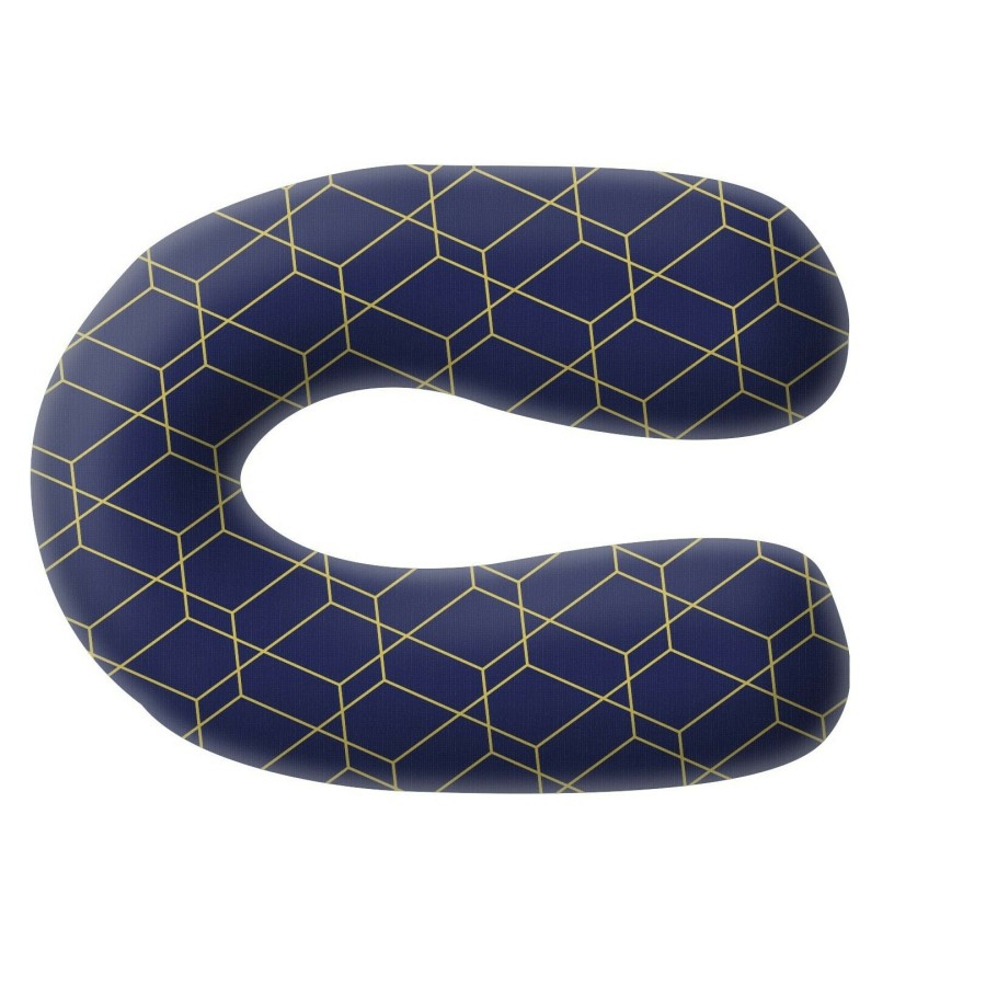 Grecostrom Μαξιλάρι Θηλασμού Standard Honey Comb Blue/ white